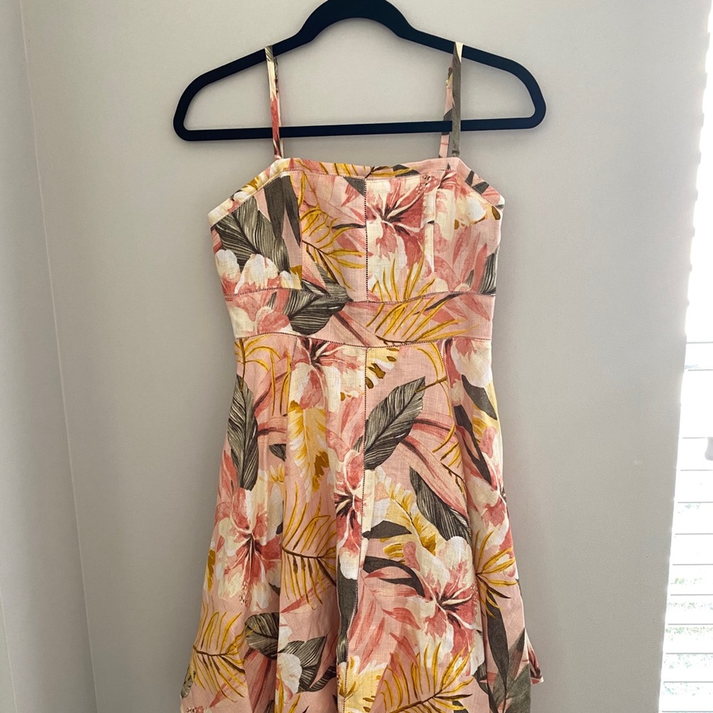 Joie Phara Fit & Flare Dress in Dusty Nude NWT - Picture 9 of 9